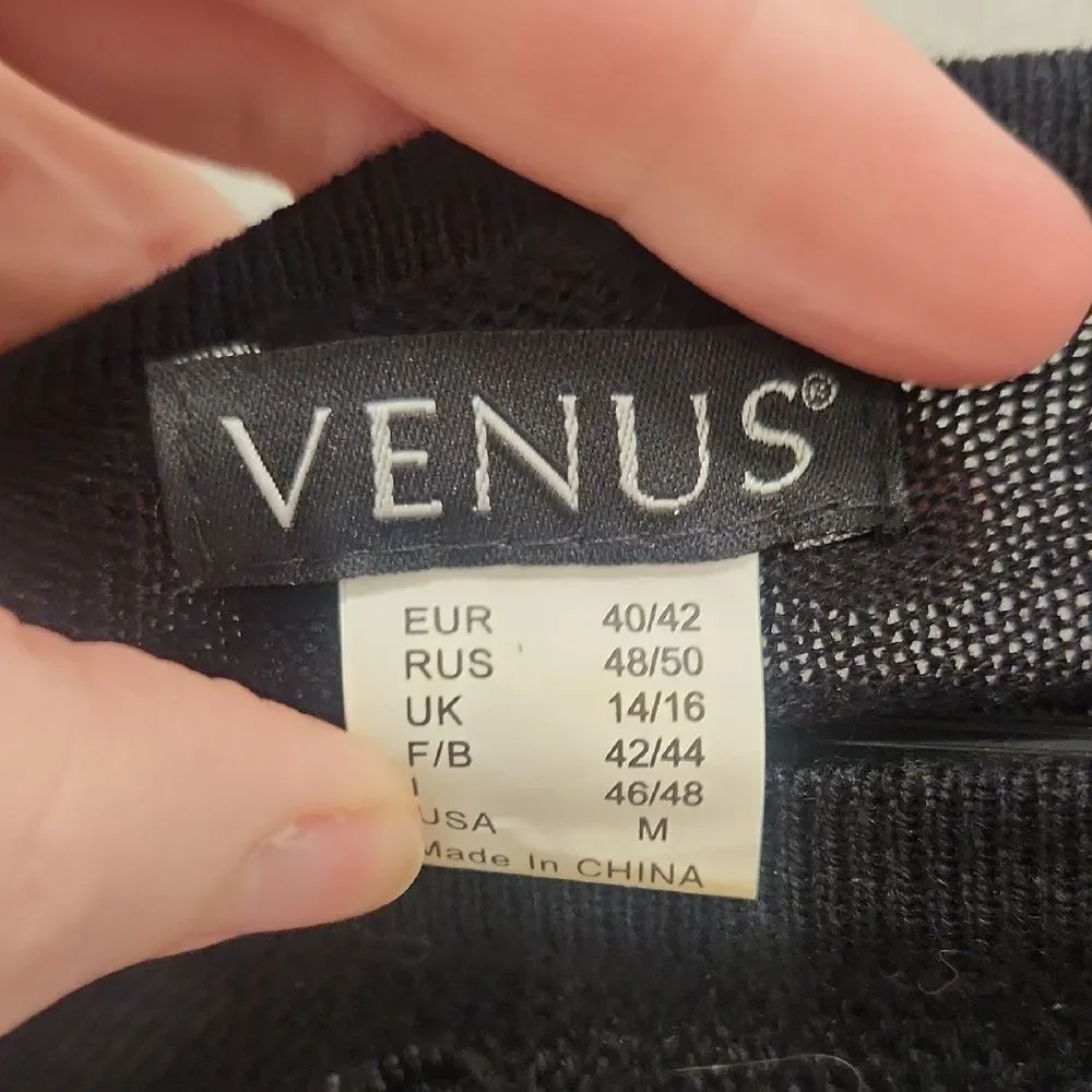 VENUS Black Long Sleeve Women's Top